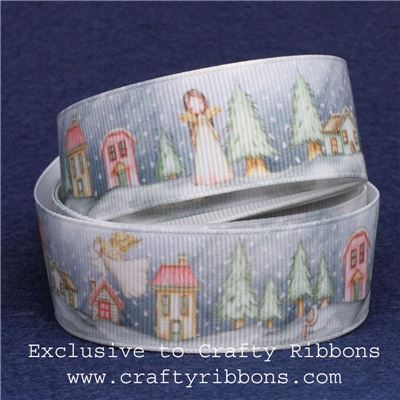 Silent Night Ribbons - 25mm Silent Night